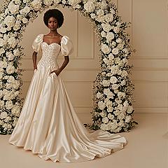 African Wedding Dresses: Luxury Baroque Opulence
