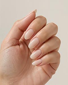 Elegant Milky Nude Almond: The Clean Look of Subtle Nails