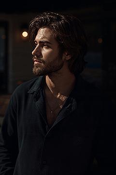 Thick Hair Elegance: Flow Haircuts & Classy Beard Styles