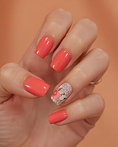 Fancy Glitter Nail Designs for Short Acrylic Nails