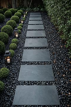 Modern Garden Path Design: Elegant Paving Walkways for Front Gardens