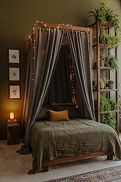 Verdant Bedroom Retreats: Moody Nature Bedroom Ideas