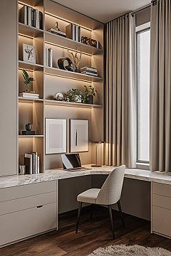 Stylish Built-In Desk Ideas for Small Home Office Spaces