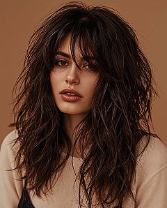 Shag Power: Are Long Bangs the Ultimate Trendy Hairstyle?
