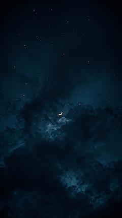 Dark Night Sky Wallpaper: Aesthetic 4K for Desktop & Phone