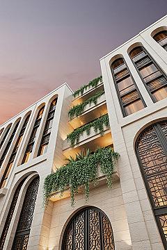 Modern Arabic Style Building: Elegant Villa Exterior Design