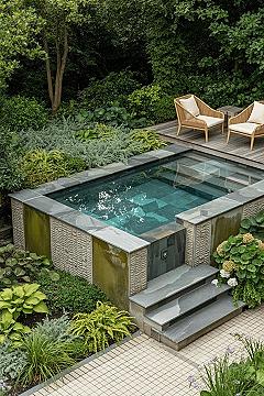 Garden Plunge Pool Ideas: Cozy Backyard Landscape