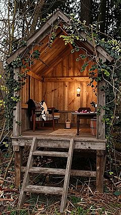 Maintaining a Covered Wooden Garden Arbor and Seating Nook