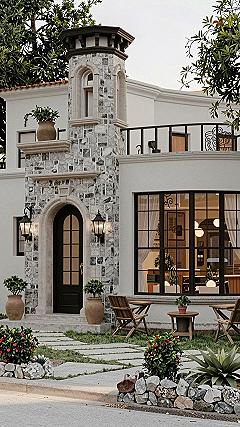 Integrating Stone Turrets and Modern Curves