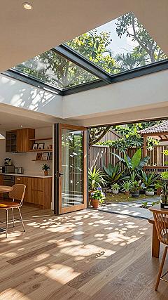 Adding Glass Roof Skylights for Maximum Sunlight