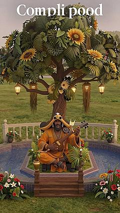 Crafting a Sunflower and Tropical Foliage Archway