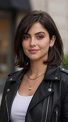 Maintaining the Textured Lob with Soft Side Bangs