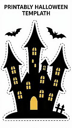 Creating A Spooky Haunted House Doorway With Paper Cutouts