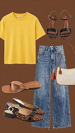 Keeping Your Casual Denim and Bright Top Combination Looking Fresh
