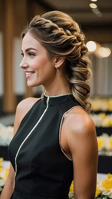 Bohemian Bridesmaid Hair
