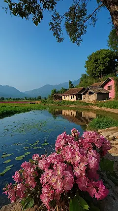 Serene Village Vista