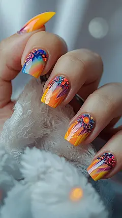 Fall Fantasia: November’s Colorful Nail Journey