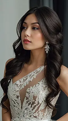 Gorgeous Curls, Happy Bride