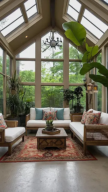 Chic Sunroom Retreat