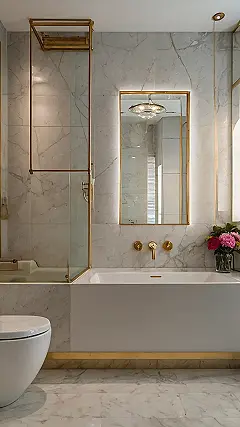 Big Bathroom Style, Small Space