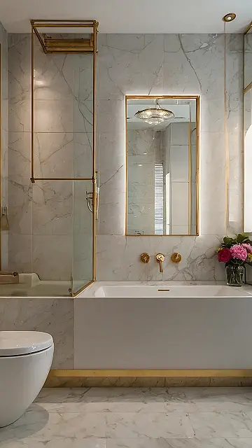 Big Bathroom Style, Small Space