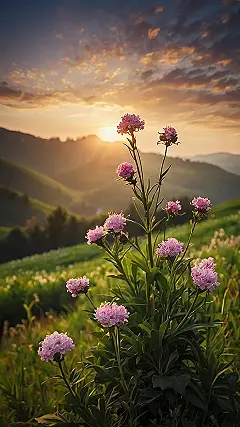Sunset Bloom: