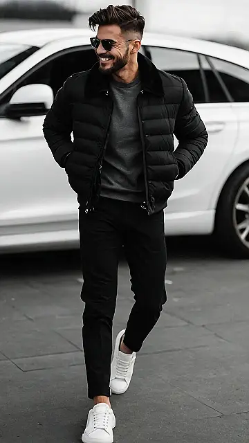 Winter’s Black Canvas: