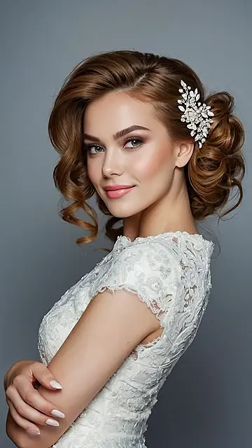 Gamine Glamour: Wedding Hair