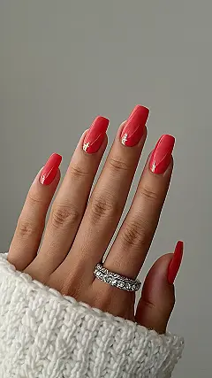Velvet Valentine Nails