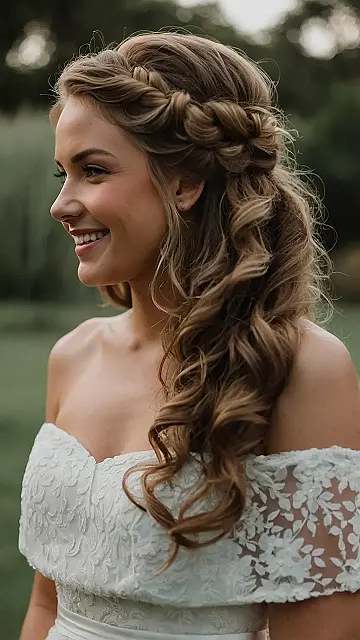 Curly Hairstyles for the Modern Bride