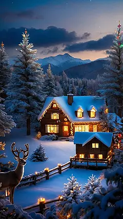 Snowy Chalet