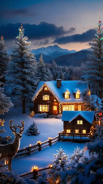 Snowy Chalet