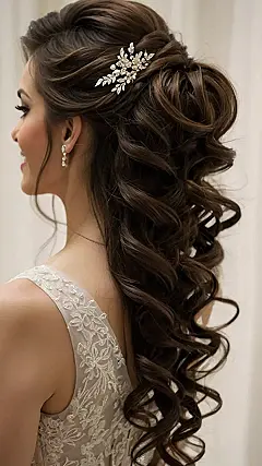 Free-Spirited Bridal Hair