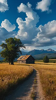 Twilight Reflections on Starlit Lakes
