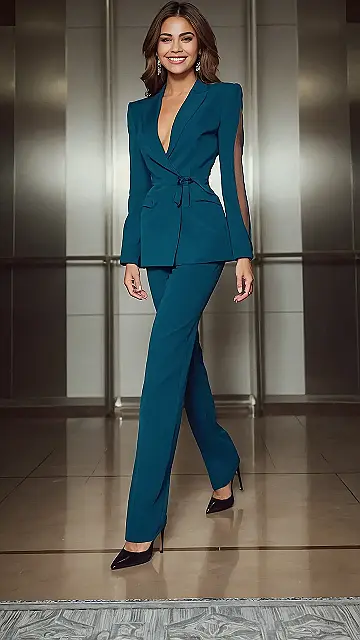 Boss Lady in Teal