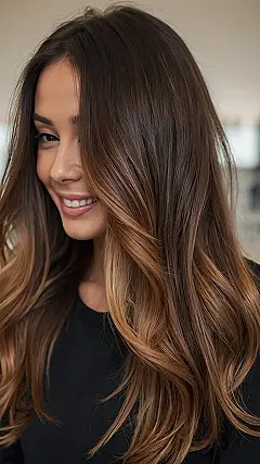 From Basic to Bae:  Fall Balayage Transformation