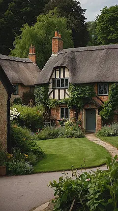 Thatched Cottage Charm: