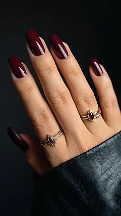 Burgundy & Bling: