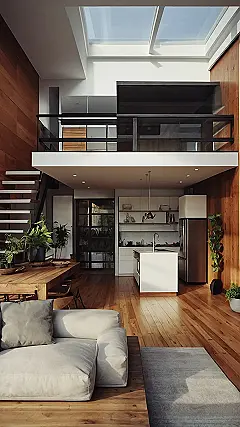 Captivating loft house designs with Industrial Aesthetics