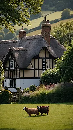 Sheep Dreams of English Villages: