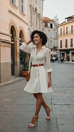 Chic & Easy:  The White Dress That Says “I’m Ready For Anything!”