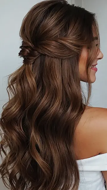 Half-Up, Half-Down: The “I Woke Up Like This” Look