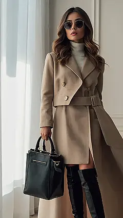 Coat & Shorts Style: