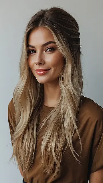 Half-Up, Half-Down Perfection: