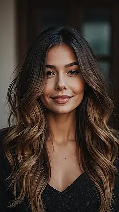 As the leaves begin to transform into a kaleidoscope of rich reds and burnt oranges, it’s the perfect time to embrace warm, inviting hues in your hair. Inspired by the golden tones of maple syrup, consider adding caramel highlights or a soft balayage to your locks. These luscious shades not only evoke the comfort of cozy fall mornings but also create a beautiful, sun-kissed look that captures attention. Whether you opt for subtle accents or a bolder blend, this technique adds dimension and warmth, making your hair a focal point against the backdrop of the season’s vibrant colors.
Complementing those sweet maple tones, a darker, chocolatey mocha can add a delicious richness to your fall aesthetic. Imagine transitioning your hair into deeper, espresso-inspired bases while incorporating hints of warm mahogany or even a frothy latte ombre at the ends. This blend offers a sophisticated vibe that works beautifully for crisp autumn days and fireside gatherings. Paired with a soft wave or a sleek style, your hair can embody the essence of fall — cozy, luxurious, and irresistibly stylish, making it a treat for both you and those who admire your chic seasonal transformation.