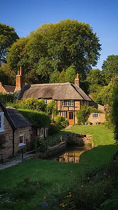 Thatched Roof and a River Dream:
