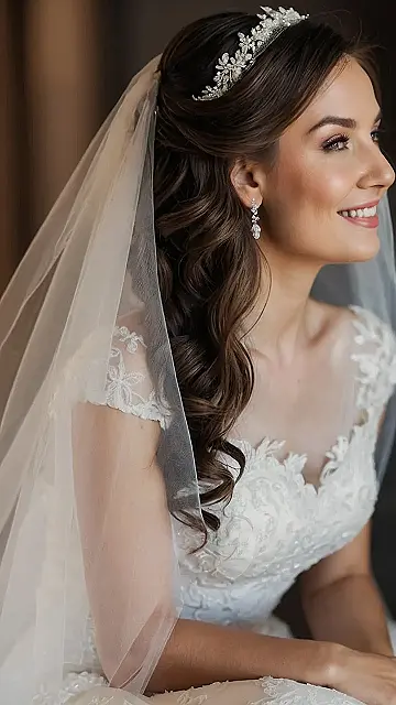 Dreamy Wedding Hairstyles with Veils to Make You Feel Inspired