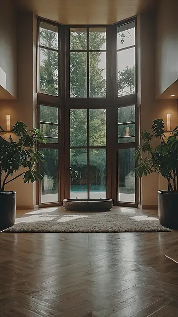 Wood & Marble Sanctuary: