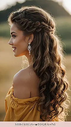 Bridal Curl Crown
