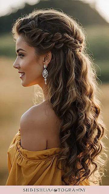 Bridal Curl Crown